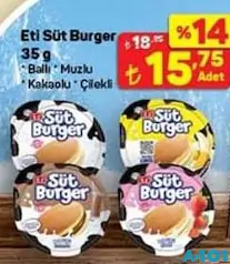 ETİ SÜT BURGER 35 G fiyat ve kampanya bilgisi